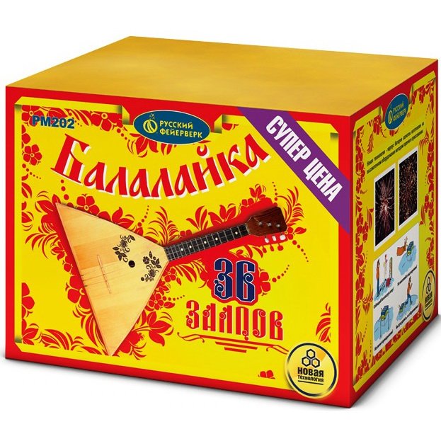 Балалайка фейерверк артикул РМ202 купить в Ростове на Дону