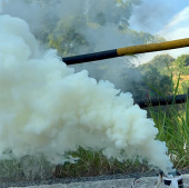 Дымная шашка цветной густой Белый дым 2 дюйма 60 секунд ФД022-Б купить в Ростове на Дону