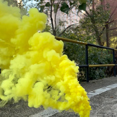 Дымная шашка цветной густой Желтый дым 2 дюйма 60 секунд ФД022-Ж купить в Ростове на Дону