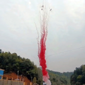 Дневная батарея салютов Красный дым в треск искр 25 залпов для гендер пати СУ0602512-КТ купить в Ростове на Дону