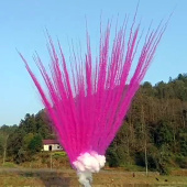 Дневная веерная батарея салютов Розовый дым 100 залпов для гендер пати БСП3210012-Р купить в Ростове на Дону