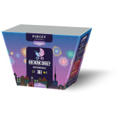 Дневной веерный салют для гендер-пати, розовый дым с облаком искр в центре, Он или Она БСП1003612 купить в Ростове на Дону