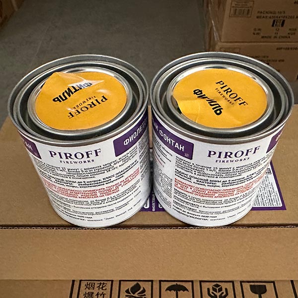 Дымный фонтан Фиолетовый густой дым 6 метров 30 секунд 3 дюйма ФД021-Ф купить в Ростове на Дону