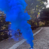 Дымная шашка цветной густой Синий дым 2 дюйма 60 секунд ФД022-С купить в Ростове на Дону