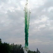 Дневная батарея салютов Зеленый дым в треск искр 25 залпов СУ0602512-ЗТ купить в Ростове на Дону