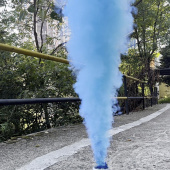 Дымная шашка цветной густой Голубой дым 2 дюйма 60 секунд ФД022-Г купить в Ростове на Дону