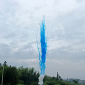 Дневная батарея салютов Синий дым в треск искр 25 залпов для гендер пати СУ0602512-СТ купить в Ростове на Дону