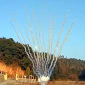 Дневной веерный салют Белый дым с треском искр по середине 15 залпов БС0715120-БТ купить в Ростове на Дону