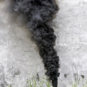 Дымный фонтан Черный густой дым 6 метров 30 секунд 3 дюйма ФД021-Ч купить в Ростове на Дону