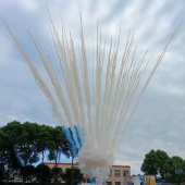 Дневная веерная батарея салютов Белый дым 100 залпов БСП3210012-Б купить в Ростове на Дону