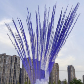 Дневная веерная батарея салютов Фиолетовый дым 100 залпов БСП3210012-Ф купить в Ростове на Дону