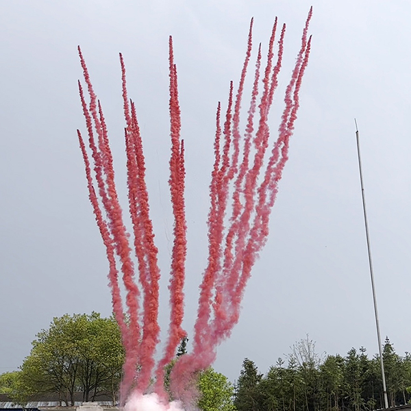 Дневная батарея салютов Наш малыш, розовый дым с шуршащей миной в центре (девочка) БСП2402512 купить в Ростове на Дону