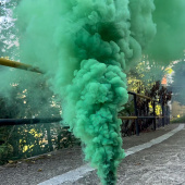 Дымная шашка цветной густой Зеленый дым 2 дюйма 60 секунд ФД022-З купить в Ростове на Дону