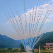 Дневной веерный салют Белый дым 15 залпов БС0715120-Б купить в Ростове на Дону